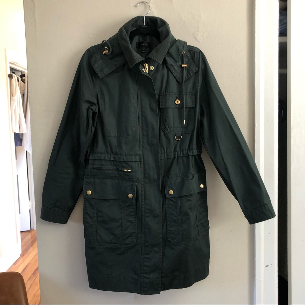 JCrew Waxed Cotton Field Coat